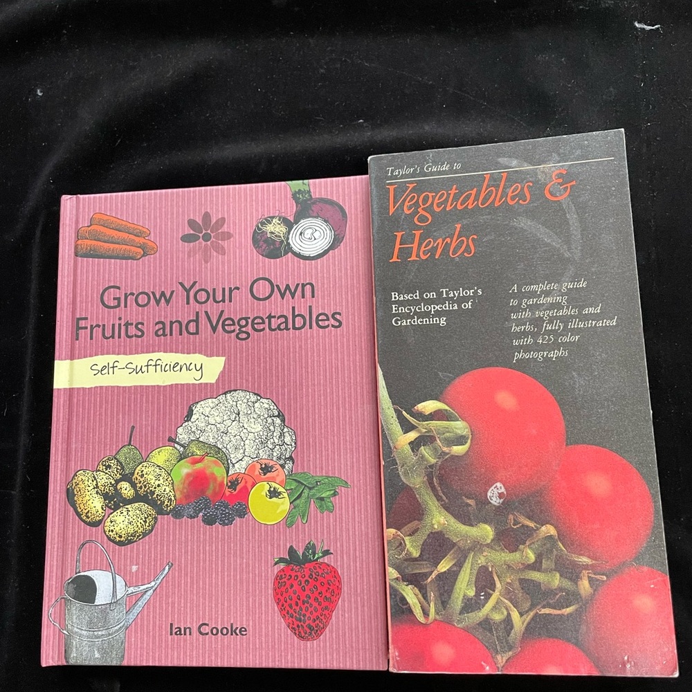 Two Books on Vegetable Gardening Vegetables & Herbs “ Grow your Own Fruits & Ve.